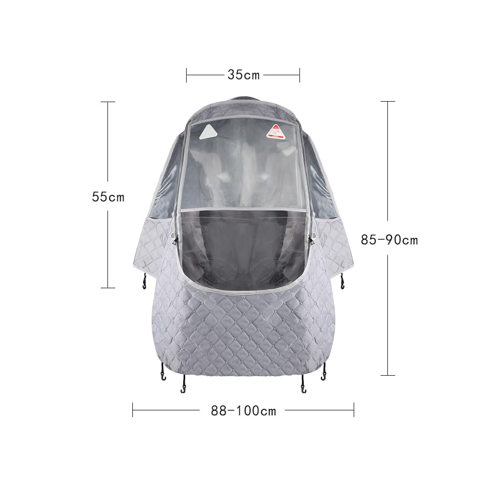 Winter Stroller Rain Cover Warm Stroller Weather Shield Universal Stroller Accessory,Protect from Rain Snow Dust Sun