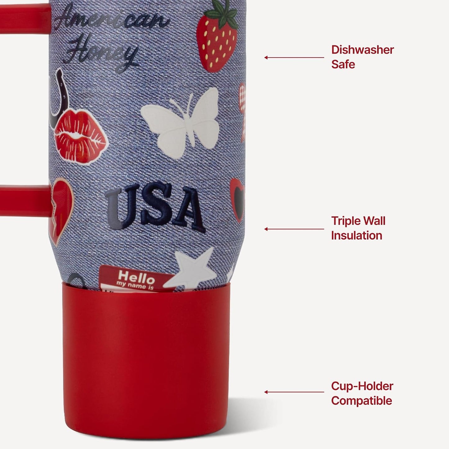 Coffee Traveler 20oz Ceramic-Lined Mug with Handle, Dune