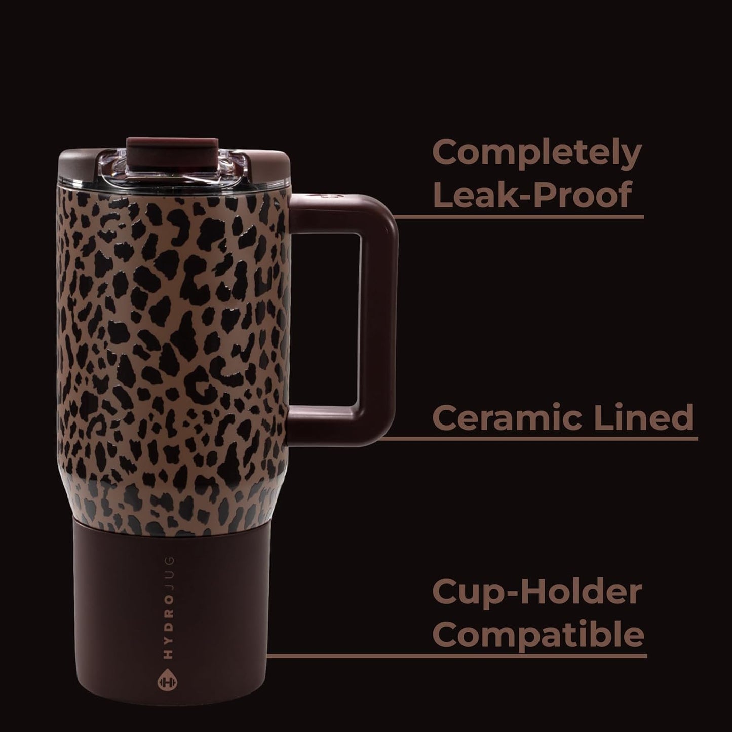 Coffee Traveler 20oz Ceramic-Lined Mug with Handle, Dune