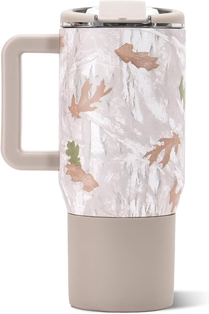 Coffee Traveler 20oz Ceramic-Lined Mug with Handle, Dune