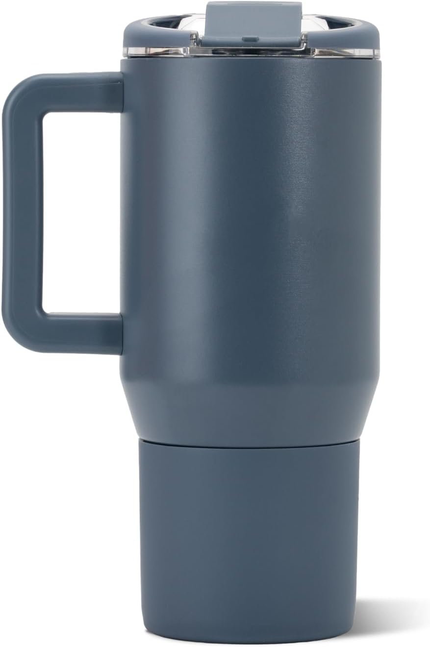 Coffee Traveler 20oz Ceramic-Lined Mug with Handle, Dune