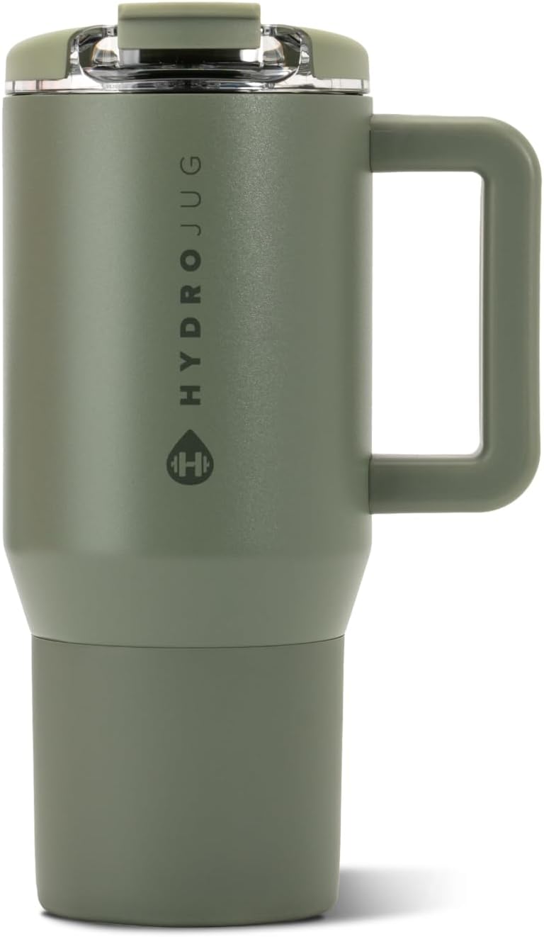 Coffee Traveler 20oz Ceramic-Lined Mug with Handle, Dune