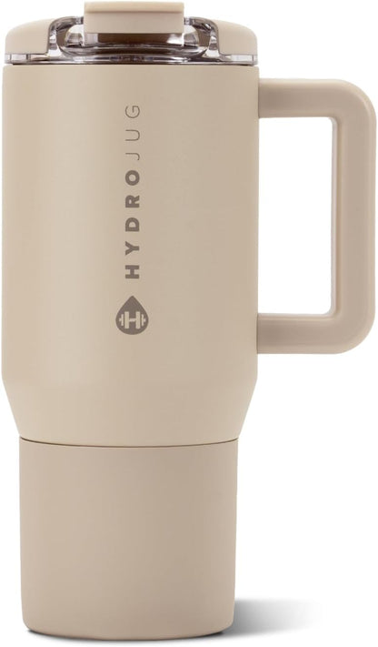 Coffee Traveler 20oz Ceramic-Lined Mug with Handle, Dune