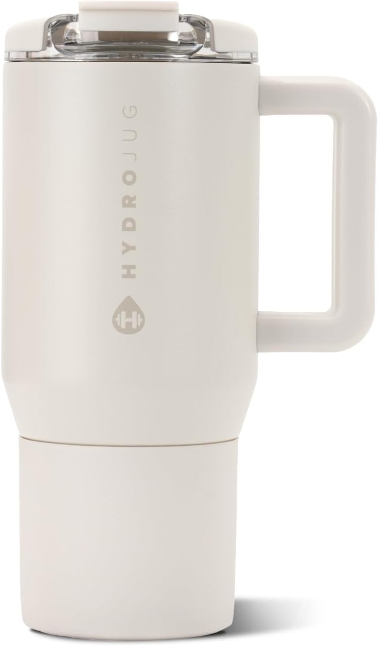Coffee Traveler 20oz Ceramic-Lined Mug with Handle, Dune