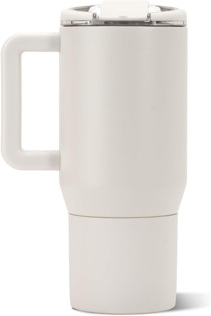 Coffee Traveler 20oz Ceramic-Lined Mug with Handle, Dune
