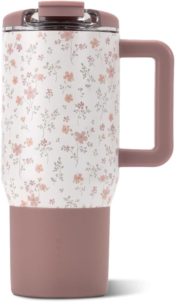 Coffee Traveler 20oz Ceramic-Lined Mug with Handle, Dune