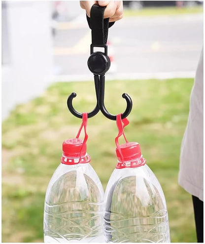 8 Pack Baby Stroller Hooks with Dual Hook Diaper Bags Hanging Hook Hanger Organizer Clip for Grocery Bags Shopping Bag Purse Handbag Strollers Bikes Wheelchairs Rollator Walkers