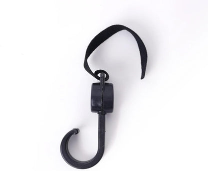 8 Pack Baby Stroller Hooks with Dual Hook Diaper Bags Hanging Hook Hanger Organizer Clip for Grocery Bags Shopping Bag Purse Handbag Strollers Bikes Wheelchairs Rollator Walkers
