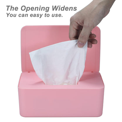 Diaper Wipes Dispenser, Baby Wipes Case, Baby Wipe Holder (Black)