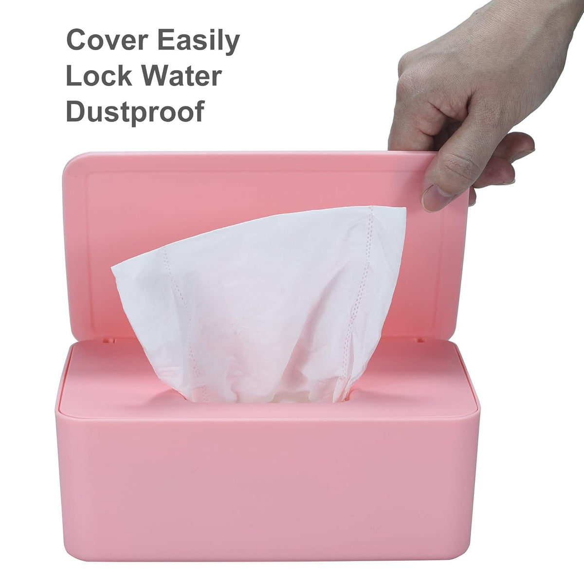 Diaper Wipes Dispenser, Baby Wipes Case, Baby Wipe Holder (Black)