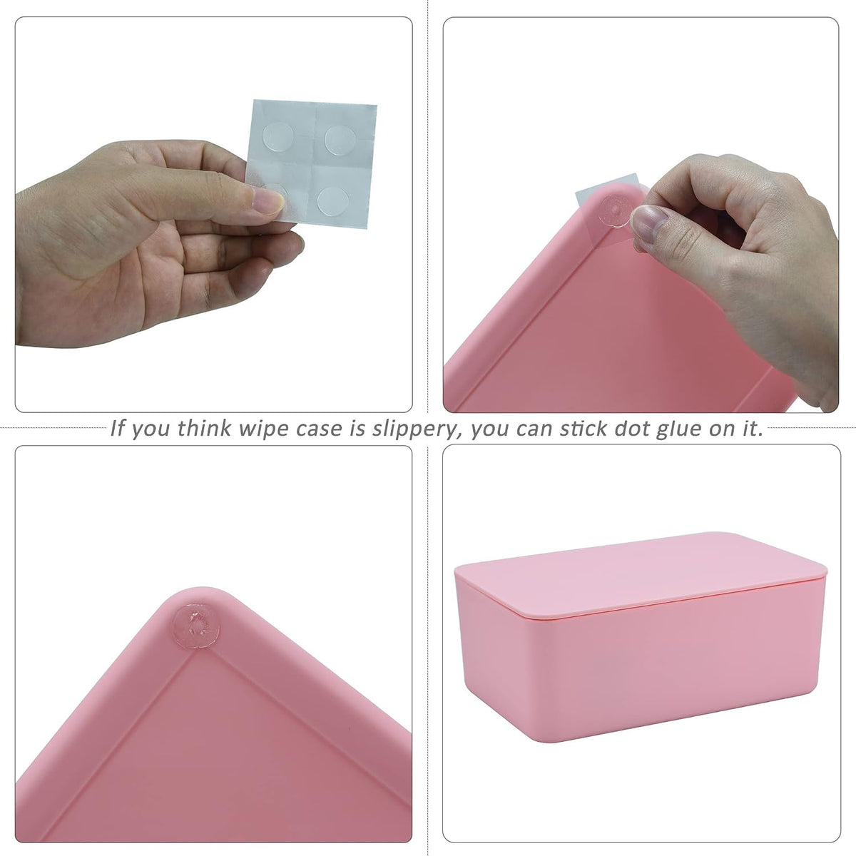 Diaper Wipes Dispenser, Baby Wipes Case, Baby Wipe Holder (Black)