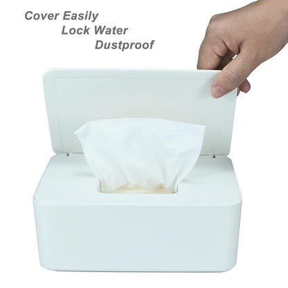 Diaper Wipes Dispenser, Baby Wipes Case, Baby Wipe Holder (Black)