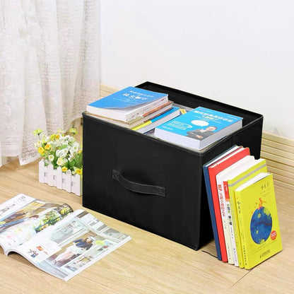 Small Storage Bins,Collapsible Fabric Storage Organizer 9.0"x7.5"x7.5",Mini Storage Box,fit for closet, living room, bookshelf, Kids clothes and toys storage and organization Blue…