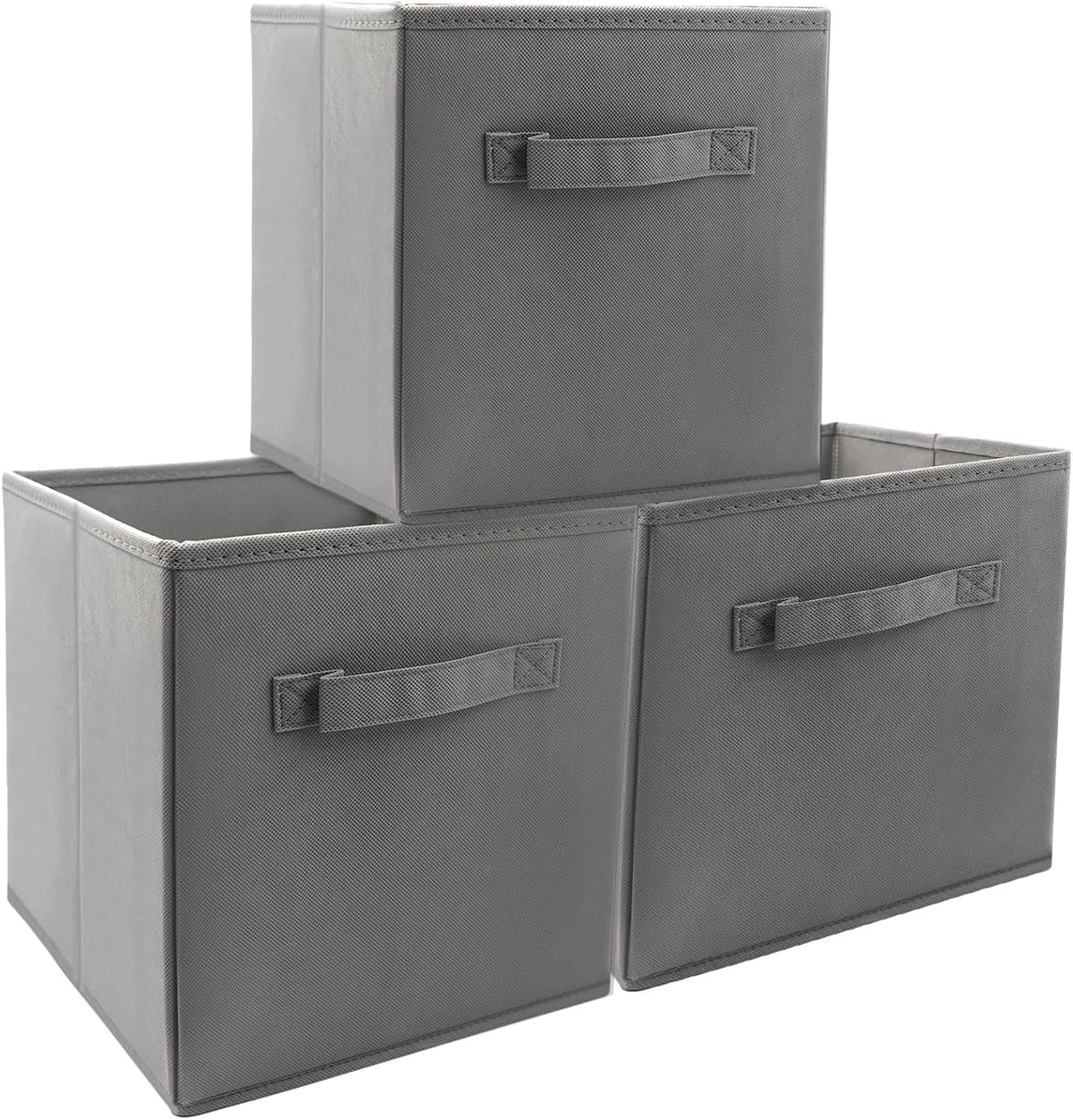 Small Storage Bins,Collapsible Fabric Storage Organizer 9.0"x7.5"x7.5",Mini Storage Box,fit for closet, living room, bookshelf, Kids clothes and toys storage and organization Blue…
