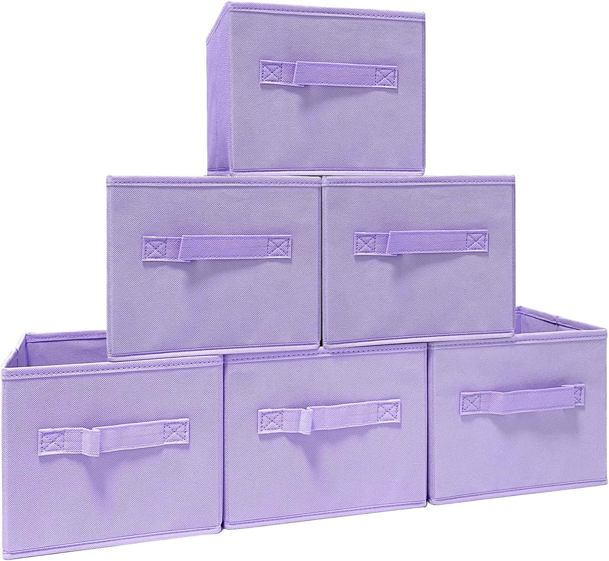 Small Storage Bins,Collapsible Fabric Storage Organizer 9.0"x7.5"x7.5",Mini Storage Box,fit for closet, living room, bookshelf, Kids clothes and toys storage and organization Blue…