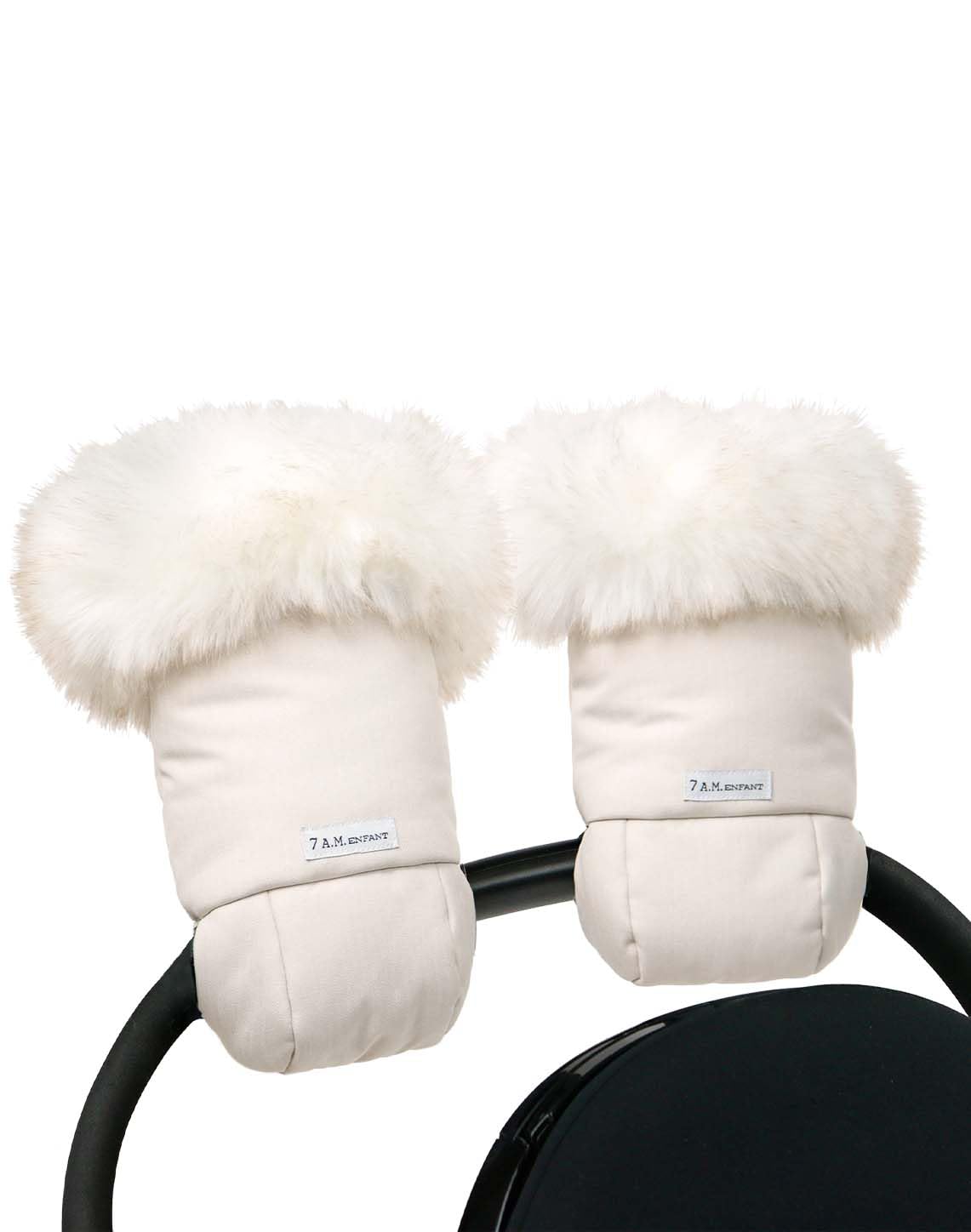 Enfant Stroller Warmmuffs Gloves - Anti-Freeze Stroller Mittens for Handlebars, Water Repellent Hand Warmer Muff for Cold Weather, Plush Lined Stroller Warmmuffs | Winter Stroller Accessories