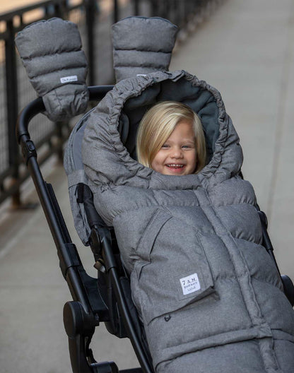 Enfant Stroller Warmmuffs Gloves - Anti-Freeze Stroller Mittens for Handlebars, Water Repellent Hand Warmer Muff for Cold Weather, Plush Lined Stroller Warmmuffs | Winter Stroller Accessories