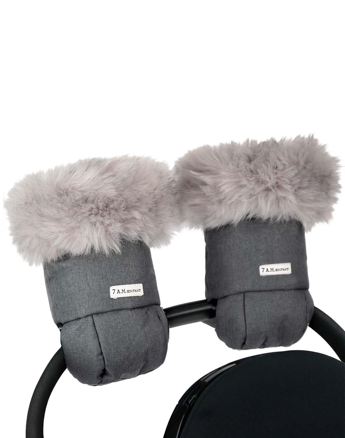 Enfant Stroller Warmmuffs Gloves - Anti-Freeze Stroller Mittens for Handlebars, Water Repellent Hand Warmer Muff for Cold Weather, Plush Lined Stroller Warmmuffs | Winter Stroller Accessories