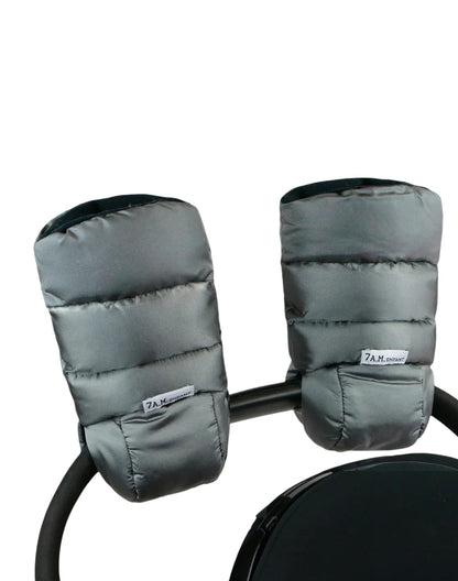 Enfant Stroller Warmmuffs Gloves - Anti-Freeze Stroller Mittens for Handlebars, Water Repellent Hand Warmer Muff for Cold Weather, Plush Lined Stroller Warmmuffs | Winter Stroller Accessories