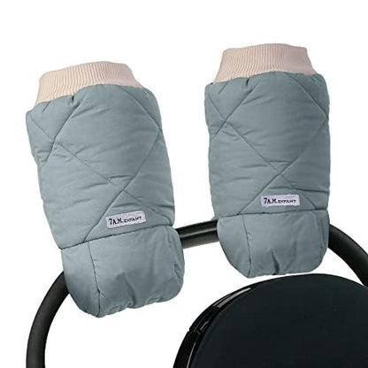 Enfant Stroller Warmmuffs Gloves - Anti-Freeze Stroller Mittens for Handlebars, Water Repellent Hand Warmer Muff for Cold Weather, Plush Lined Stroller Warmmuffs | Winter Stroller Accessories