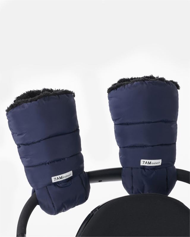 Enfant Stroller Warmmuffs Gloves - Anti-Freeze Stroller Mittens for Handlebars, Water Repellent Hand Warmer Muff for Cold Weather, Plush Lined Stroller Warmmuffs | Winter Stroller Accessories