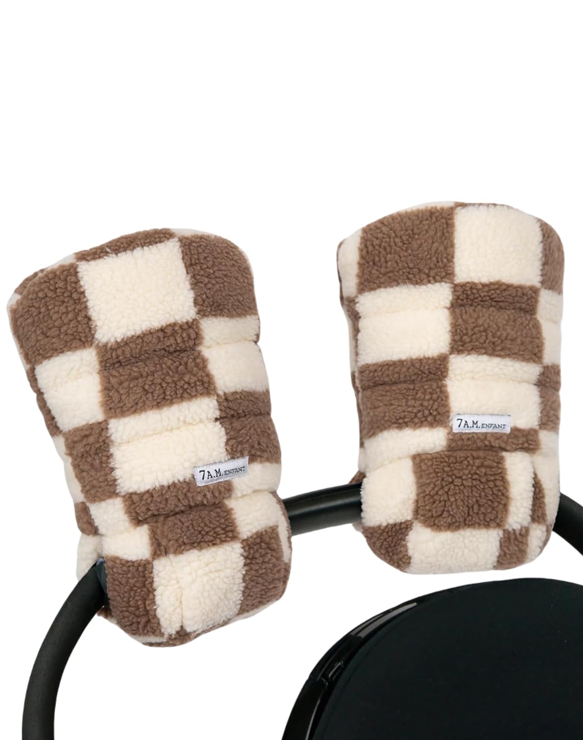 Enfant Stroller Warmmuffs Gloves - Anti-Freeze Stroller Mittens for Handlebars, Water Repellent Hand Warmer Muff for Cold Weather, Plush Lined Stroller Warmmuffs | Winter Stroller Accessories