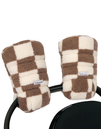 Enfant Stroller Warmmuffs Gloves - Anti-Freeze Stroller Mittens for Handlebars, Water Repellent Hand Warmer Muff for Cold Weather, Plush Lined Stroller Warmmuffs | Winter Stroller Accessories