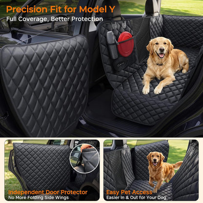 Dog Car Seat Cover for Back Seat, Waterproof Hammock for Car & SUV