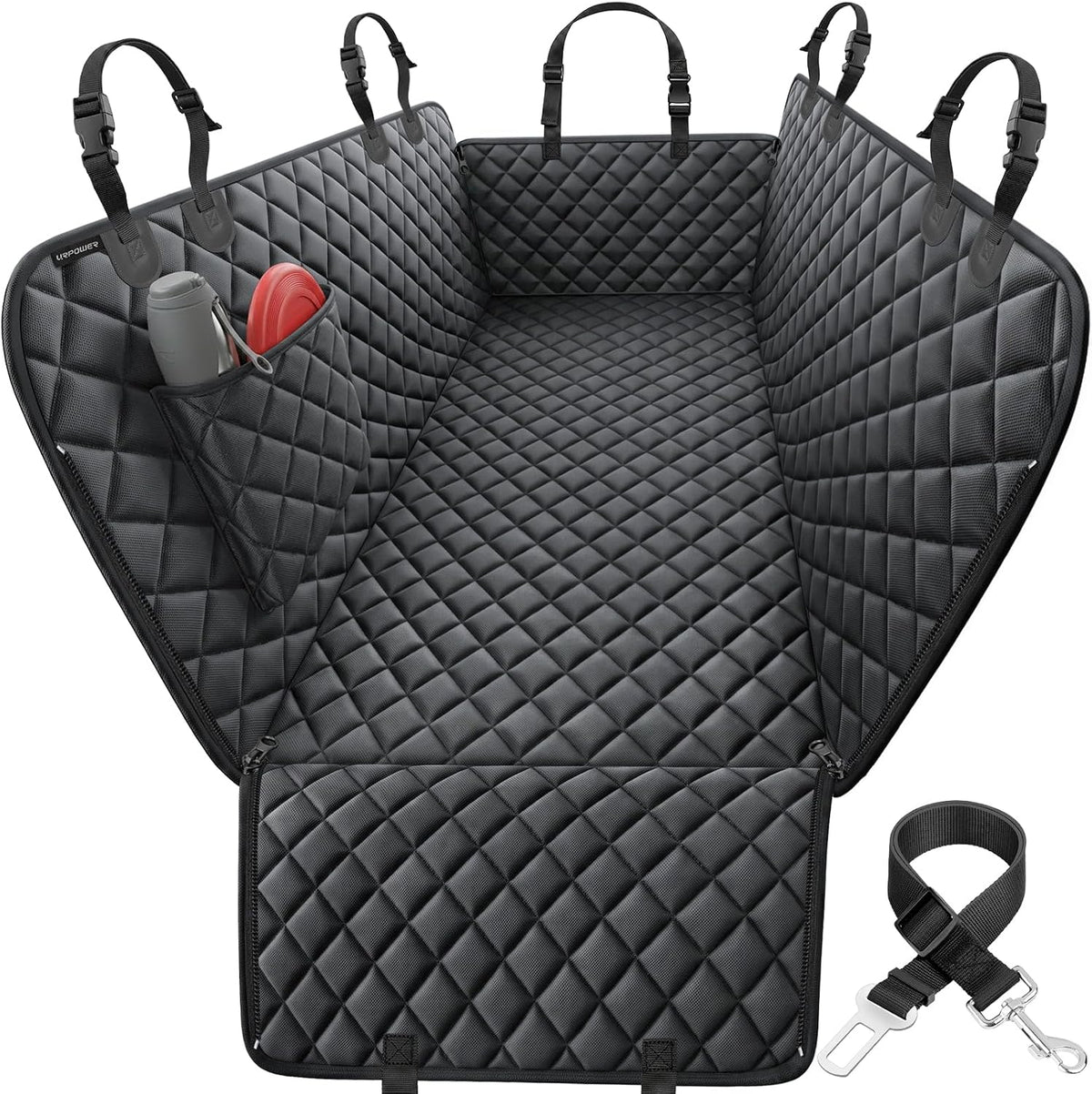 Dog Car Seat Cover for Back Seat, Waterproof Hammock for Car & SUV