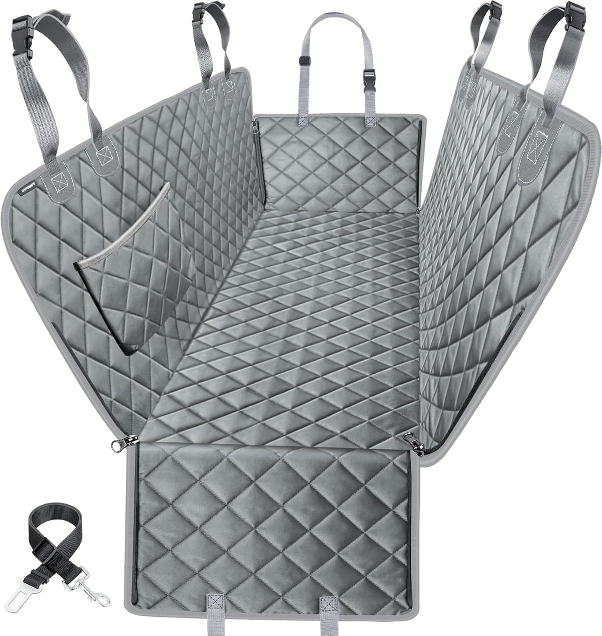 Dog Car Seat Cover for Back Seat, Waterproof Hammock for Car & SUV