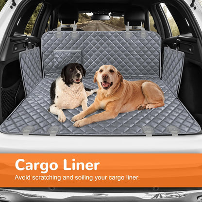Dog Car Seat Cover for Back Seat, Waterproof Hammock for Car & SUV