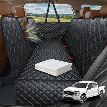 Dog Car Seat Cover for Back Seat, Waterproof Hammock for Car & SUV
