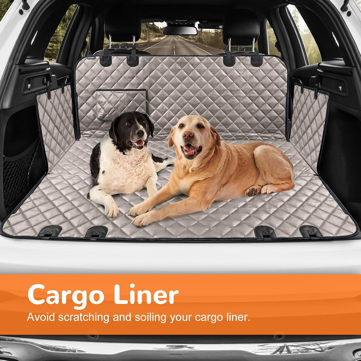 Dog Car Seat Cover for Back Seat, Waterproof Hammock for Car & SUV