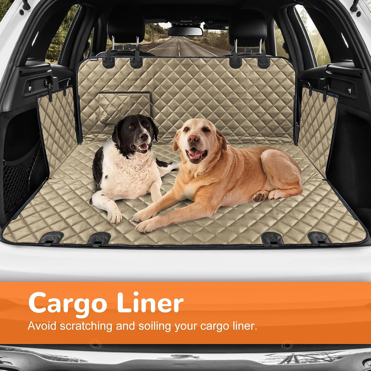 Dog Car Seat Cover for Back Seat, Waterproof Hammock for Car & SUV