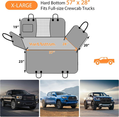 Dog Car Seat Cover for Back Seat, Waterproof Hammock for Car & SUV