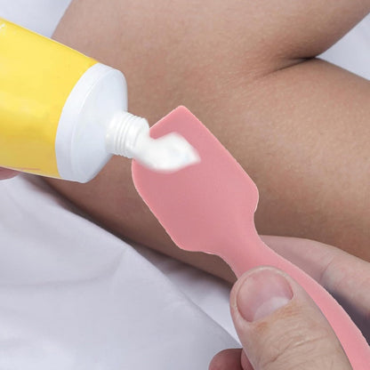 Baby Spatula Diaper 4pcs Diaper Cream Spatula Set - Soft Silicone Applicator for Newborns & Toddlers, Easy to Use Ointment for Gentle Skin Care
