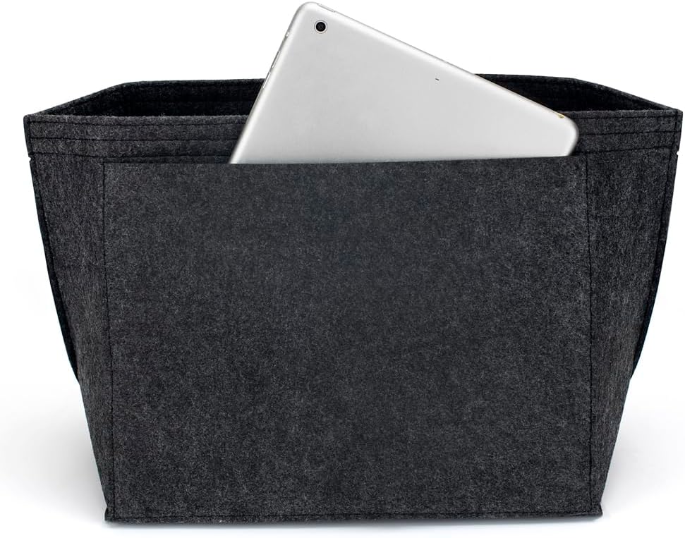 Purse Organizer Insert for Longchamp Le Pliage Handbag Insert (beige, L/11 * 6.69 * 9.84in)