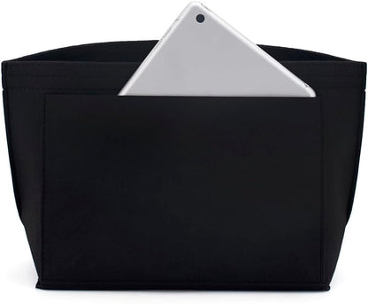 Purse Organizer Insert for Longchamp Le Pliage Handbag Insert (beige, L/11 * 6.69 * 9.84in)