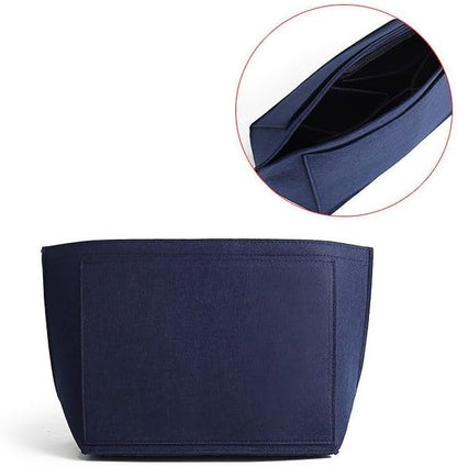 Purse Organizer Insert for Longchamp Le Pliage Handbag Insert (beige, L/11 * 6.69 * 9.84in)