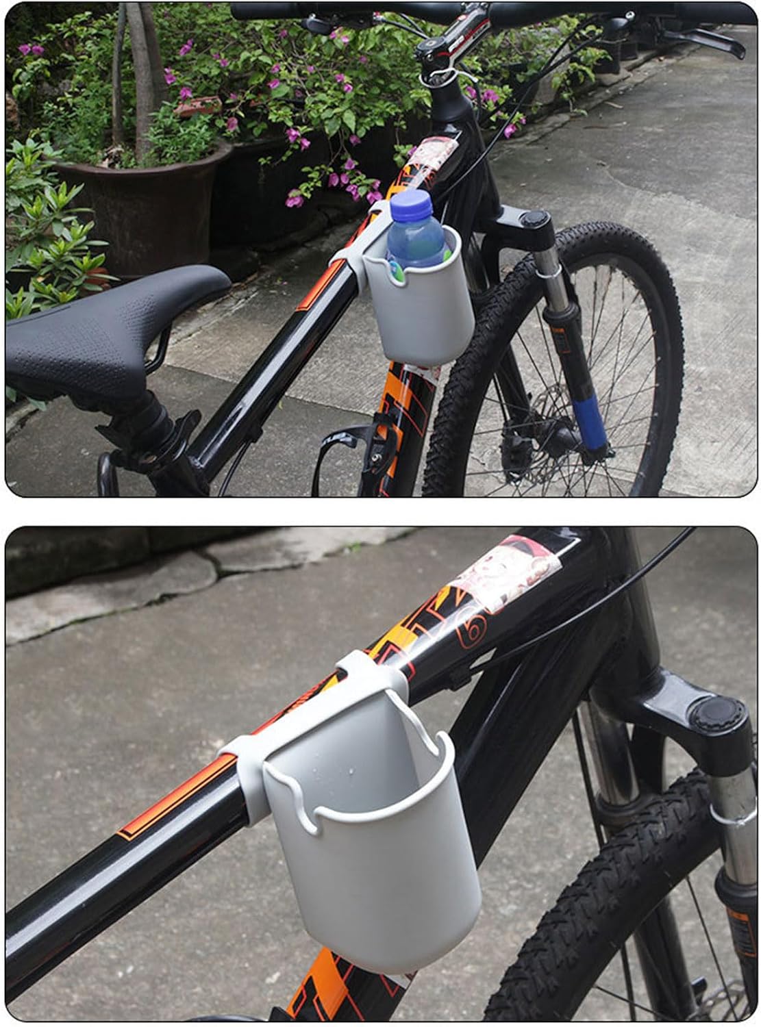 Bike Cup Holder Pushchair/Pram Bottle Silicone Phone Organizers Carriage Handlebar Organizers Infant Silicone Phone Organizer for Treadmill Walker Boats