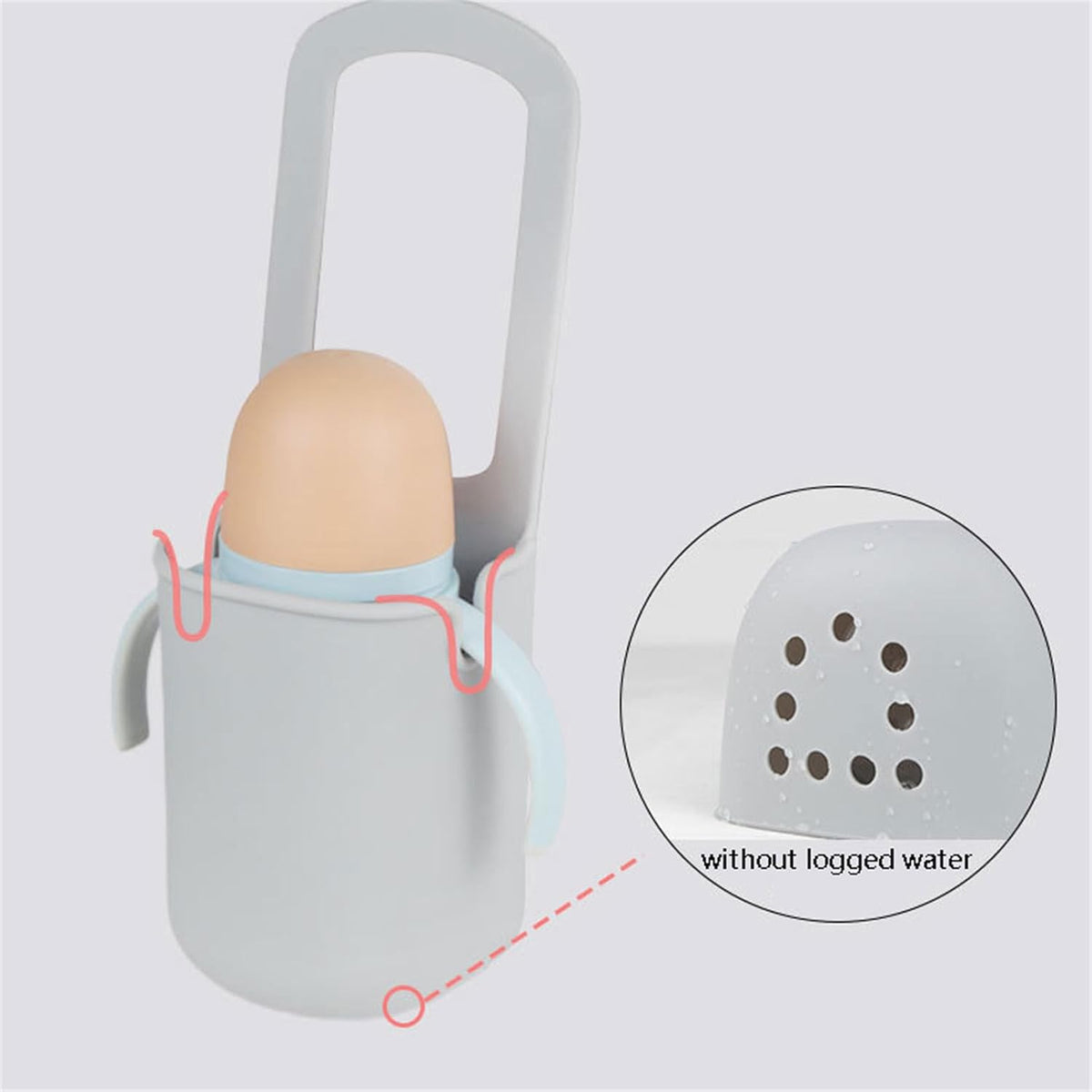 Bike Cup Holder Pushchair/Pram Bottle Silicone Phone Organizers Carriage Handlebar Organizers Infant Silicone Phone Organizer for Treadmill Walker Boats