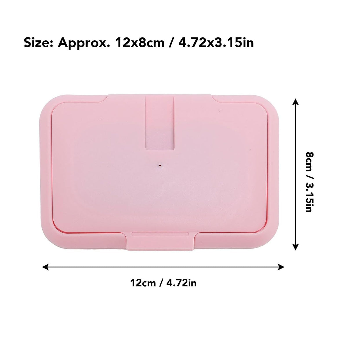 Baby Wet Wipes Warmer, USB Wipes Heater, Constant Temperature Portable Large Capacity Paper Dispenser, Fast and Even Heating for Home and Car (Roseate)