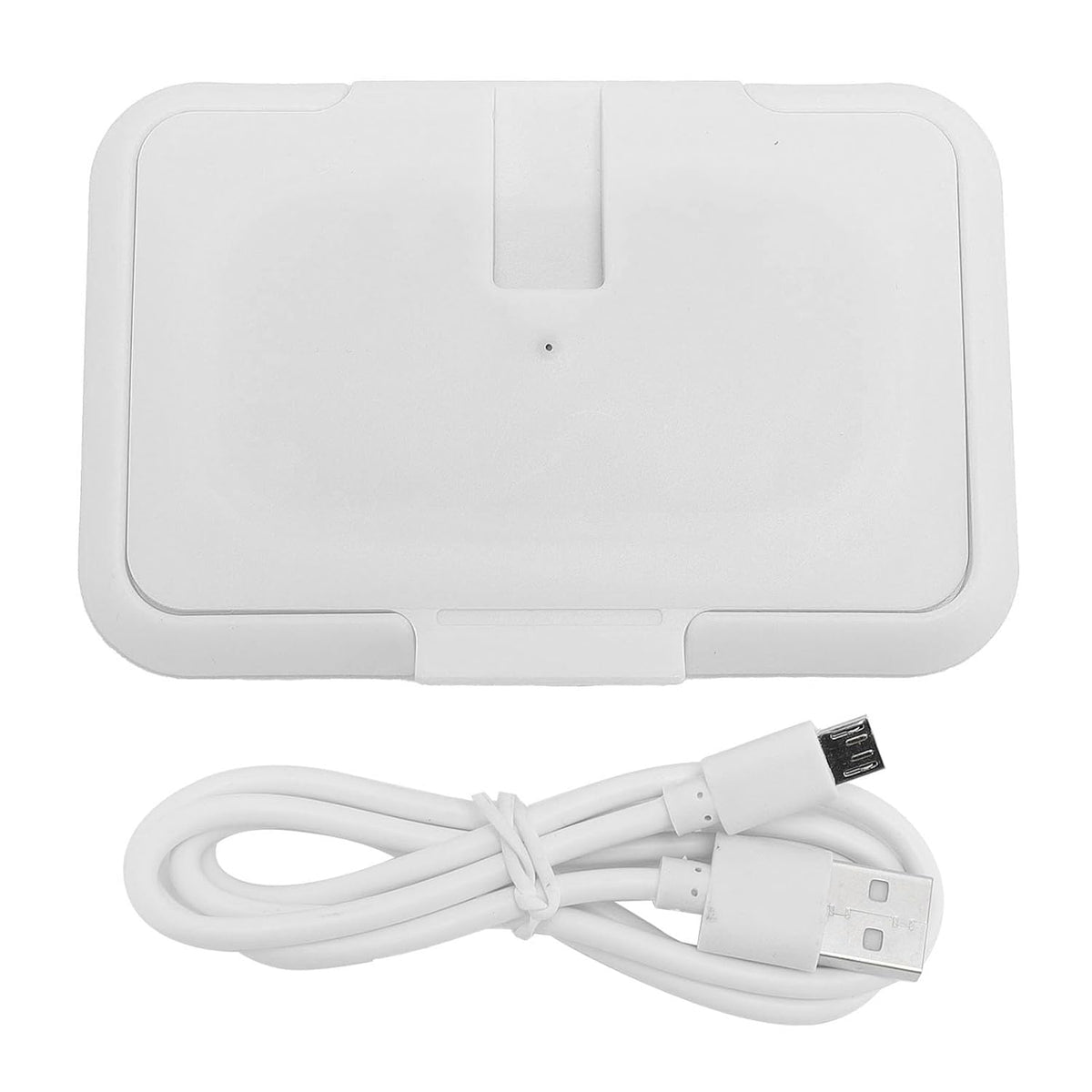 Baby Wet Wipes Warmer, USB Wipes Heater, Constant Temperature Portable Large Capacity Paper Dispenser, Fast and Even Heating for Home and Car (Roseate)