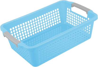 Toy Storage Basket for Home Clothes and Children's Toys Blue PP