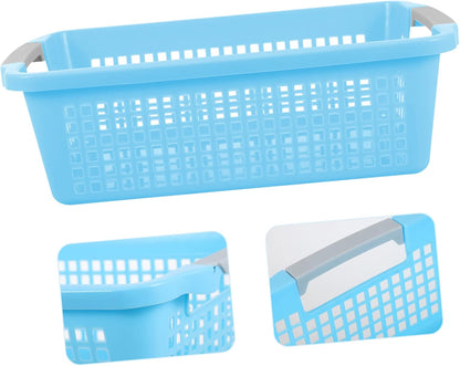 Toy Storage Basket for Home Clothes and Children's Toys Blue PP
