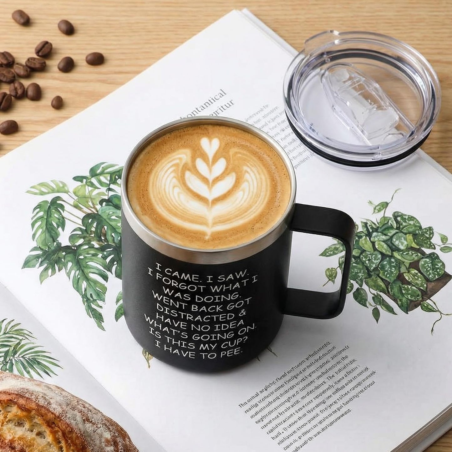 Inspirational Gifts for Women Insulated Travel Coffee Mug with Handle | Employee Appreciation Coworkers Female Gift Stainless Cup Positive Affirmation Gifts for Woman Tumbler Camping Mug with Lid