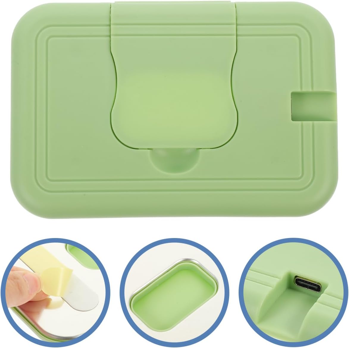 Newborn Diapers Diaper Wipe Warmers, Baby Warmer, Portable Wet Tissue Heater for Home Baby Wipes(Green)