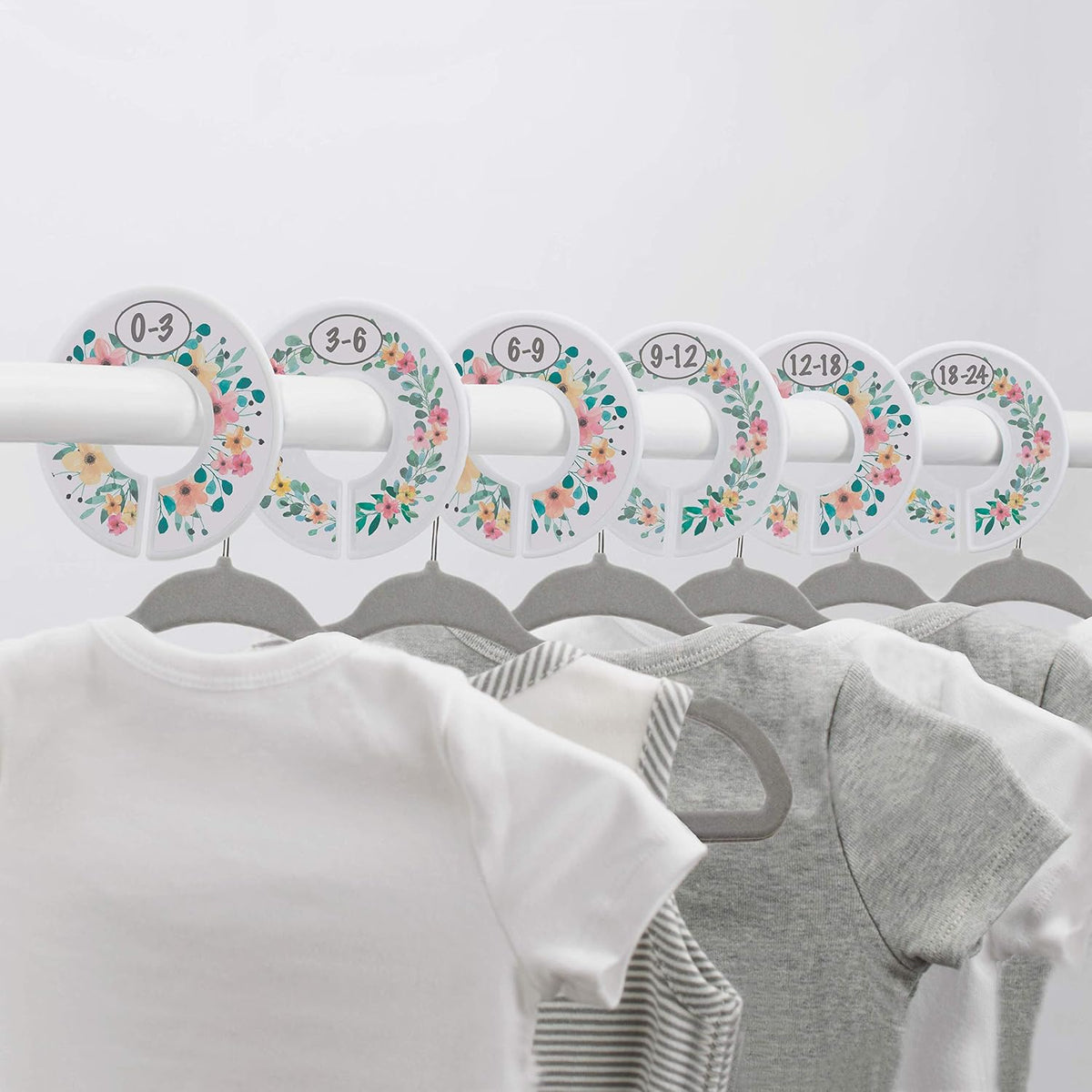 Baby Closet Size Dividers for Baby Clothes - Nautical