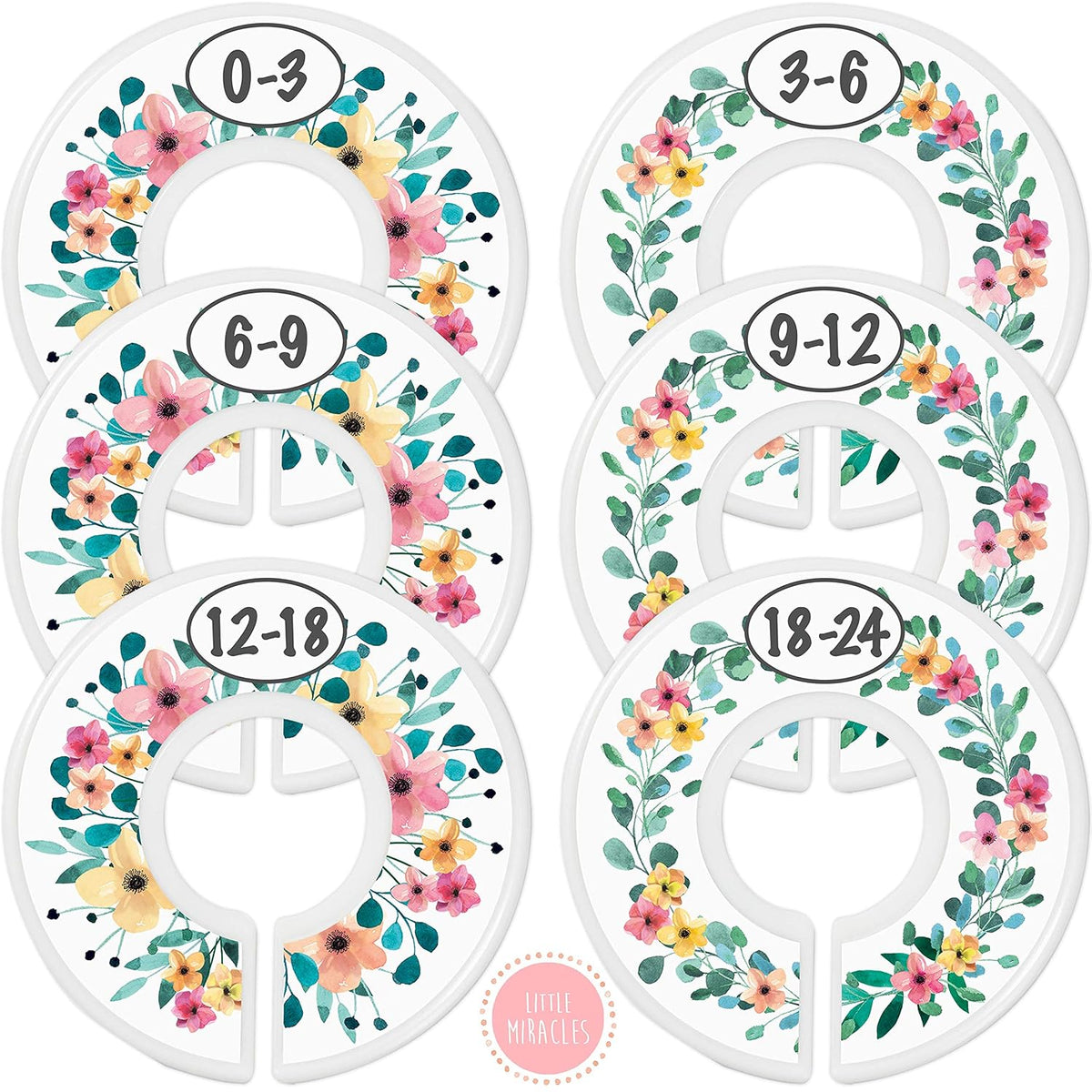 Baby Closet Size Dividers for Baby Clothes - Nautical