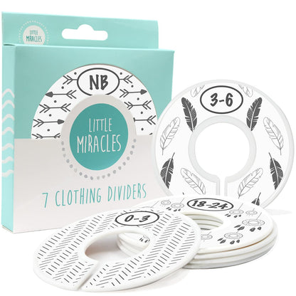 Baby Closet Size Dividers for Baby Clothes - Nautical